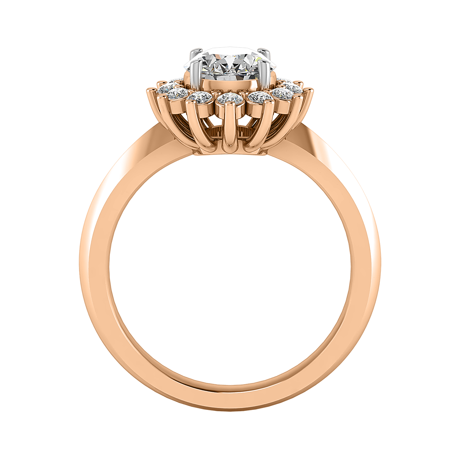 Lia Halo Engagement Ring